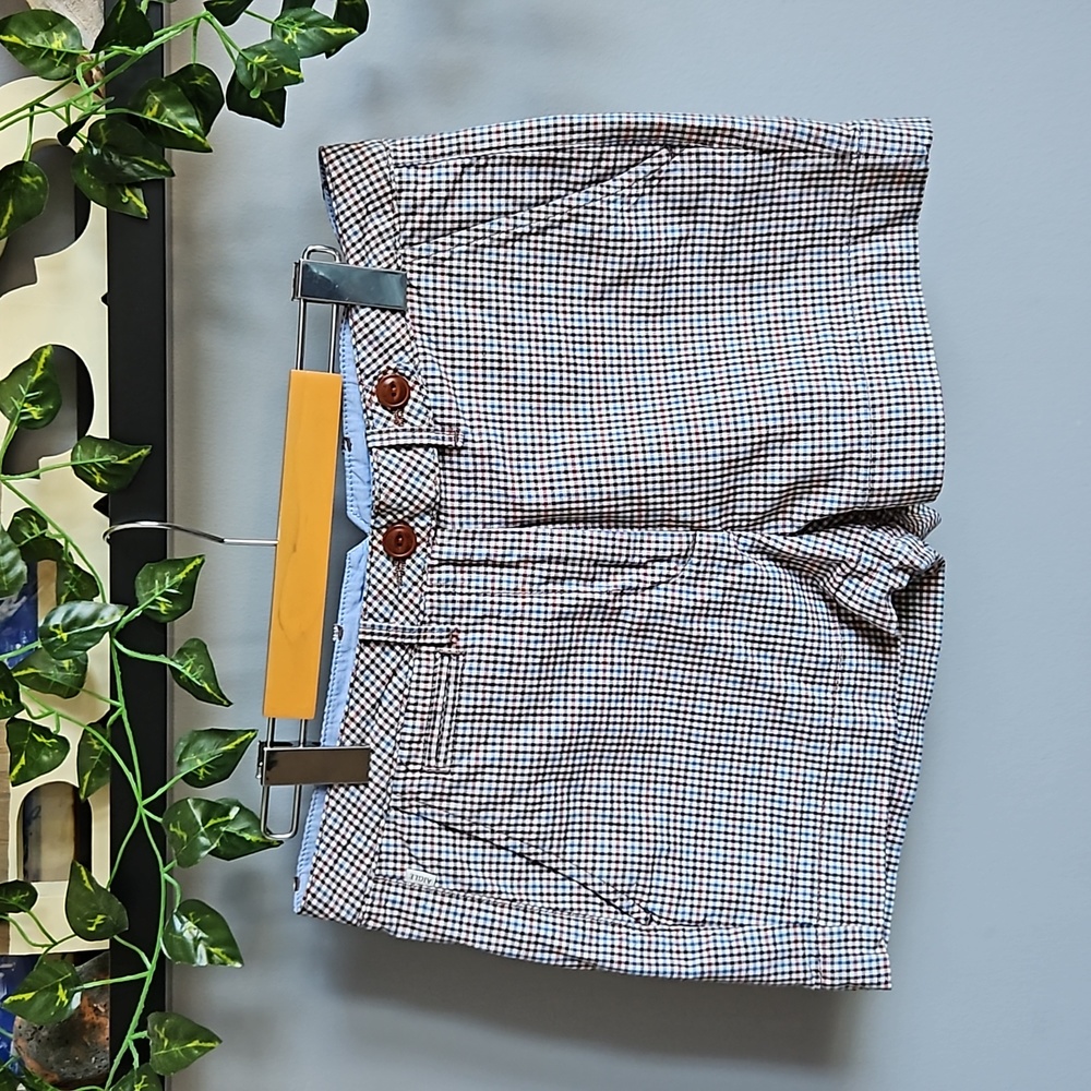 AIGLE Check Print Chino Shorts